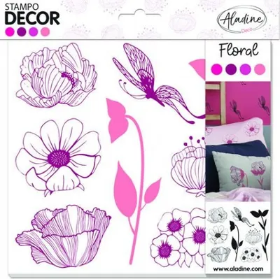 Obrázok produktu pre Pečiatky Stampo Decor - Kvety