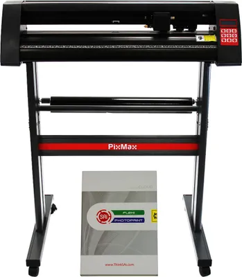 Produktbild von PixMax 72cm Schneideplotter Vinyl Cutter Plotter 720mm Folienschneider Schneide-Plotter Folienplotter inklusive Flexi Starter Software + Gratis 3 x Roland Klingen Schneidemesser