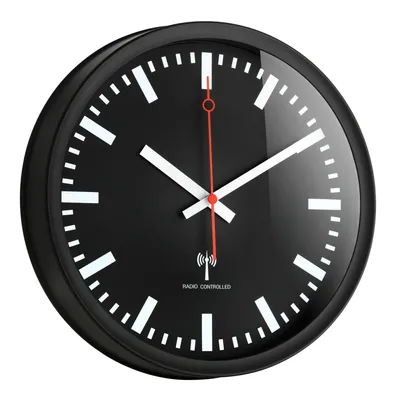 Obrázok produktu pre TFA - Analoge Funk-Wanduhr 60.3513 - schwarz