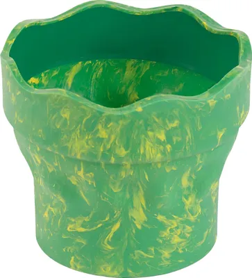 Immagine prodotto di Faber-Castell 181528 FABER-CASTELL CLIC & GO tazza per acqua, verde marmorizzato