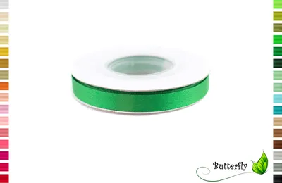 satinband 10mm 9mm 12mm doppelseitig doppelsatinband gruen smaragdgruen koenigsgruen weihnachtsgruen