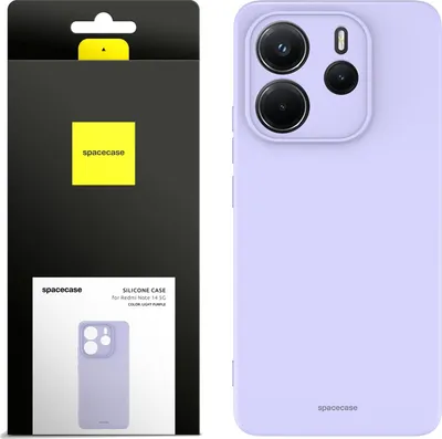 Immagine prodotto di Silikonowe etui SPACECASE Silicone Case do Xiaomi Mi Note 14 4G Fioletowy