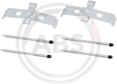Produktbild von A.B.S. 1876Q Zubehörsatz Scheibenbremsbelag Vorne für LAND ROVER Range Rover Sport (L320) Range Rover III (L322)