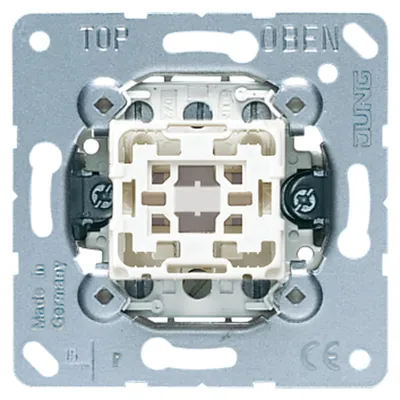 Image de Jung Bouton-poussoir 10AX 250V 2 pôles inverseur 533-2 U
