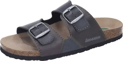 Produktbild von Dr. Brinkmann Herren Clogs Pantoletten Schnalle 601005, Größe:44 EU, Farbe:Schwarz