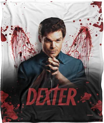 Image de Dexter - "Blood Never Lies" Decke, Seidig, Supersoft TV25448 (152 cm x 127 cm) (Bunt)