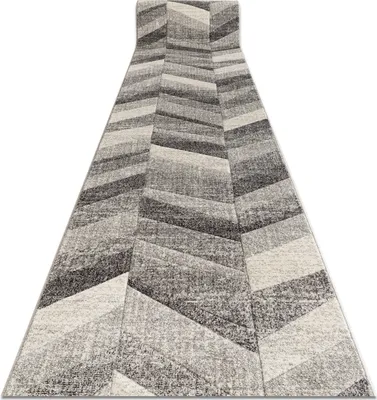 Produktbild von Läufer FEEL 5673/16811 FISCHGRÄTENMUSTER grau / anthrazit / creme 70 cm Grau 70x150 cm