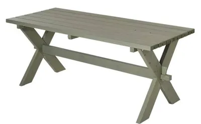 Produktbild von Plus Tisch Nostalgie 178x75x72cm graubraun rechteckig