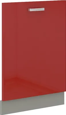 Produktbild von Frontblende Geschirrspüler vollintegriert 60 cm Rot Hochglanz Küche Rose Bianca