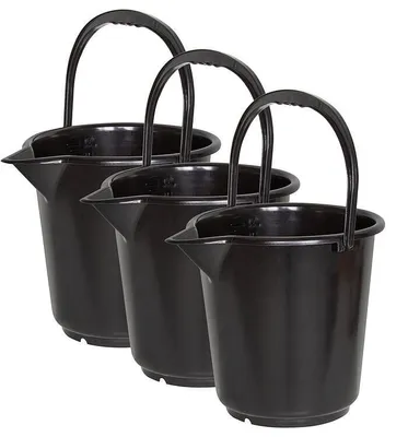 Immagine prodotto di secchio hünersdorff 17,0 l HD polietilene nero - 942200
