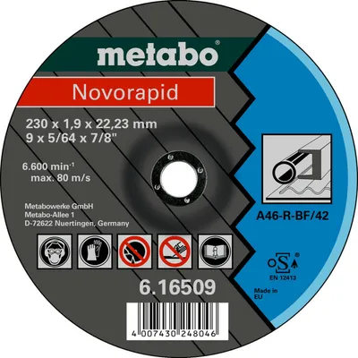 Produktbild von Metabo  Novorapid 230x1,9x22,23 Stahl, 616509000