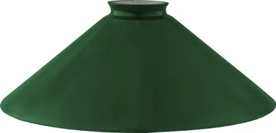 Produktbild von Schusterschirm Grün Ø 250mm mit Kragenrand H:90mm, Lampenglas Rund Ersatzglas Opalglas Schusterglas für E27