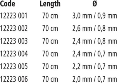Obrázok produktu pre Browning Solid 70 cm 0,80 mm Špička prúta sivá 2,6 mm sivá 2,6 mm