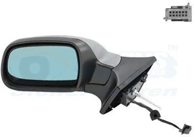 Produktbild von VAN WEZEL 4060817 Außenspiegel Seitenspiegel Links passend für PEUGEOT 407 SW (6E) Konvex Beheizt