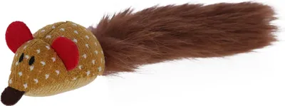 Produktbild von KERBL Spielzeugmaus für Katze, 26 cm, braun