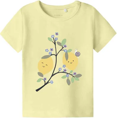 Produktbild von T-Shirt Name It 13241195-PASTELYELLOW für Jungen