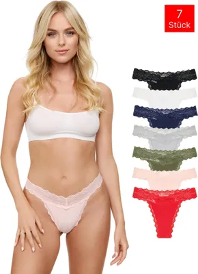 Produktbild von Tazzio Damen String 7er-Pack F914 (Mix, L)