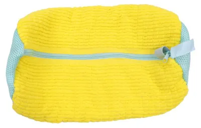 Schuhwaschbeutel für Waschmaschine, Polyester, Gelb, 39x19 cm