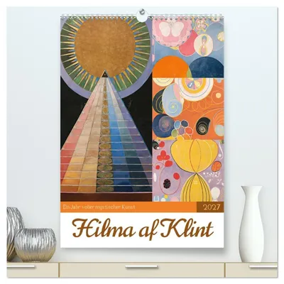 Produktbild von Hilma af Klint - Ein Jahr voller mystischer Kunst (hochwertiger Premium Wandkalender 2027 DIN A2 hoch), Kunstdruck in Hochglanz