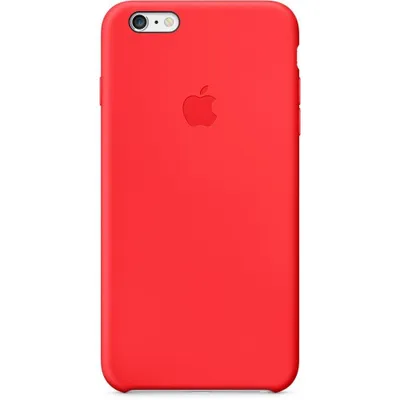 Produktbild von Apple iPhone 6 Plus Silicone Case MGRG2ZM/A rot