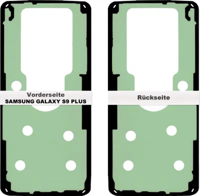 Produktbild von Samsung Galaxy S9 Plus G965F Akkudeckel Klebefolie Kleber Backcover Rahmen Batterie Glue