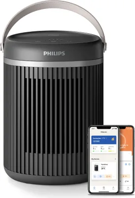 Produktbild von Kompaktní ohřívač s ventilátorem Philips řady 3000, 2000 W, aplikace Air+, černý (CX3120/01)