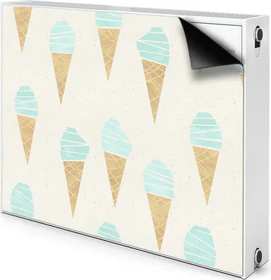 Produktbild von Magnet Verkleidung Abdeckung Heizkörperabdeckung Heizkörperabdeckung 90x60 cm - Eis