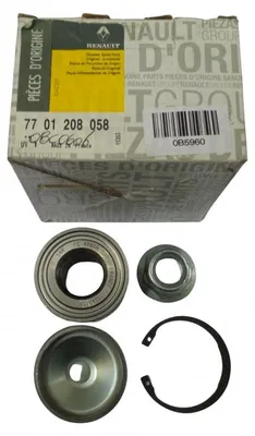 Image de Kit de roulements de roue arrière d'origine RENAULT Clio 3/4, Logan 2, Twingo 2, Wind 7701208058