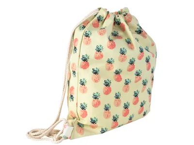 Produktbild von ISO 6787 Tasche mit Ananas-Aufdruck