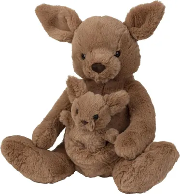 Produktbild von Känguru Mutter mit Baby Kuscheltier 38 cm Plüschtier