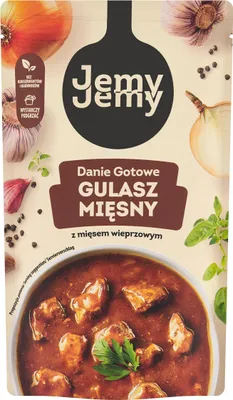 Zdjęcie produktu dla JemyJemy Danie gotowe Gulasz mięsny z mięsem wieprzowym 360g