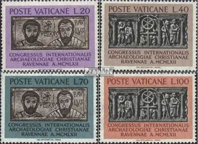 Produktbild von Briefmarken Vatikanstadt 1962 Mi 408-411 (kompl.Ausg.) postfrisch Sondermarken
