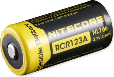 Produktbild von Nitecore Li-Ion Akku Typ 16340 NL166 mit PCB NL166 / RCR123A