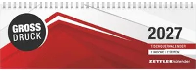 Zdjęcie produktu dla Kalendarz biurkowy na rok 2027, duży format