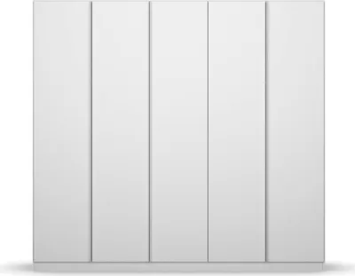 Produktbild von Kleiderschrank Drehtürenschrank Monostar | 5-türig | Alpinweiß 226 x 210 x 54 cm