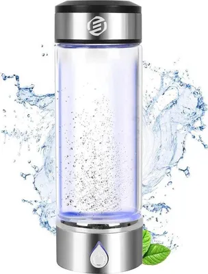 Produktbild von Hydrogen-Wasser-Flasche - portable - Wellness - inkl. E-Book