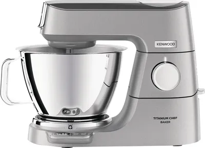 Produktbild von KENWOOD Küchenmaschine KVC85.314.SI Titanium Chef Baker (1200 Watt, stufenlose Geschwindigkeitseinst