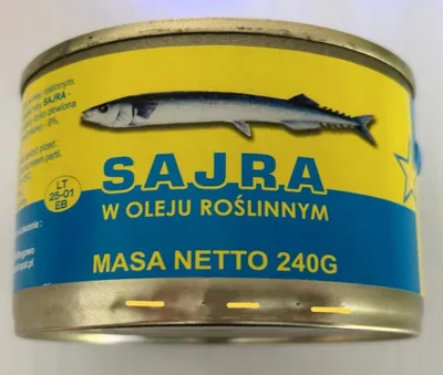 Zdjęcie produktu dla Petropat sajra w oleju roślinnym 240g