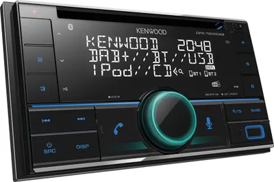 Produktbild von Kenwood DPX-7200DAB, Schwarz, 2 DIN, 50 W, 4.0 Kanäle, 50 W, CD-R, CD-RW