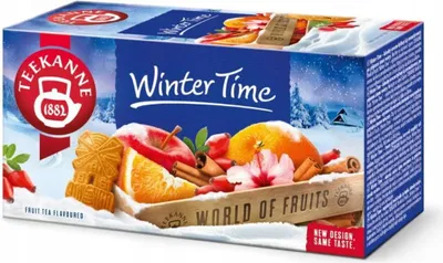 Produktbild von Teekanne Winter Time Tee 20 Teebeutel - Wintertee Mischung Früchtetee Gewürzen