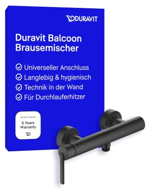 Zdjęcie produktu dla Jednouchwytowa bateria prysznicowa Duravit Balcoon, natynkowa, BA4230000046