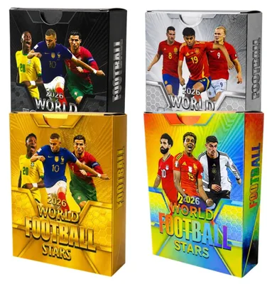 Obrázok produktu pre 4-in-1 FOOTBALL CARDS, 220 pieces – COLLECTIBLE FOOTBALL CARDS, MEGA SET