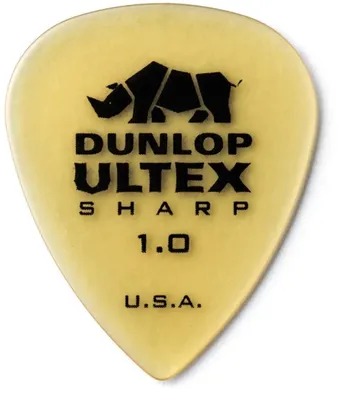 Productafbeelding van Dunlop Ultex Sharp, gitaarplectrum, 1,0 mm