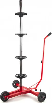 Produktbild von Mobiler Reifenständer Felgenbaum 4 Räder max. 100kg PKW Felgenständer Reifenbaum