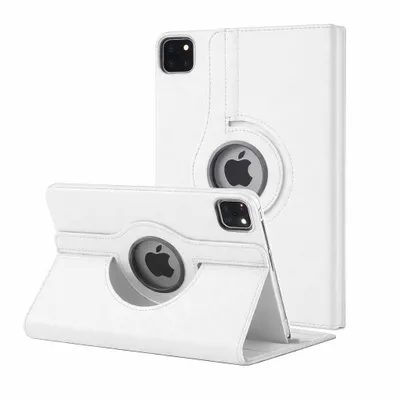 Produktbild von 360° Schutzhülle für Apple iPad Air 11" Zoll 2026 M4 / 2025 M3 / 2024 M2 & iPad Air 10.9" Zoll 2022 2020 Smart Cover Etui Tasche Case Drehbar - WEISS