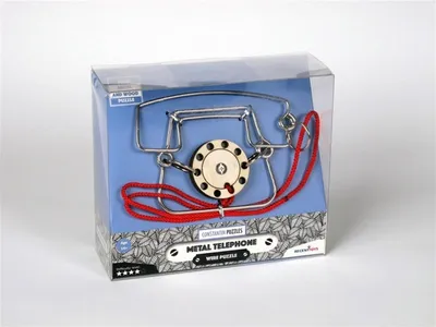 Productafbeelding van Recent Toys Metalen hersenkraker puzzel telefoon - Denkspel