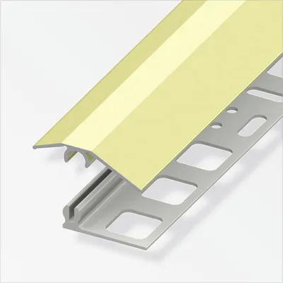 Produktbild von alfer Niveauausgleichs-Profil 1 m, 31 x 7 mm Aluminium eloxiert messing