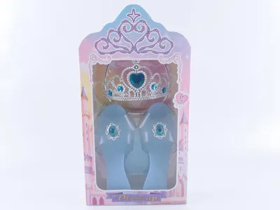 Zdjęcie produktu dla Fioletowy zestaw księżniczek CROWN SLIPPERS 9014