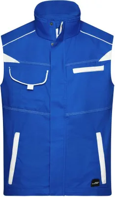 Produktbild von Workwear Vest - COLOR - royal/white, Gr. XXL