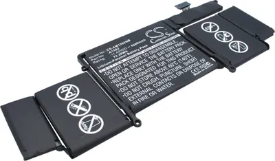 Image de TECHTEK Batterie pour ordinateur portable compatible avec [Apple] A1502, MacBook A1502 battery(2015), MacBook Pro 13.3 inch Retina MF839LL/A, MacBook
